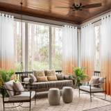 【Custom】Hanna Gradient Ombre Sheer Curtain Tulle Gradual Drapery For Indoor Outdoor,12 Colors