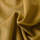 Nickel Grommet Velvet Curtain Drape Panel with Blackout Lined Birkin