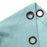 Grommet Jacquard Circle Bubble Wrinkle Window Blackout Curtain Drapery Bella