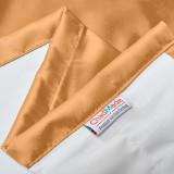 3 Inches Rod Pocket Soundproof Fuax Silk Window Curtain Panel with Blackout Lined LHZ
