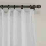 Cotton Linen Curtain Drapery Flat hook for Track Lined Curtain MaSha