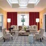 Rod Pocket Faux Linen Textured Curtain Drape Olive
