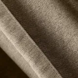 Antique Bronze Grommet Faux Linen Curtain Panel Olive