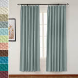 Pinch Pleated Jacquard Circle Bubble Wrinkle Curtain Drapery For Traverse Rod or Track Pin Hooks Included Bella