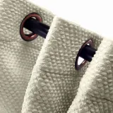 Grommet Jacquard Circle Bubble Wrinkle Window Blackout Curtain Drapery Bella