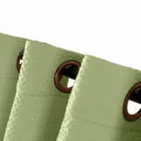 Grommet Jacquard Circle Bubble Wrinkle Window Blackout Curtain Drapery Bella
