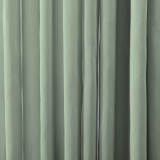 Pinch Pleated Textured Faux Dupioni Silk Drape Curtain with Blackout Lined Yun