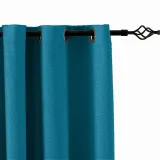 Grommet Jacquard Circle Bubble Wrinkle Window Blackout Curtain Drapery Bella