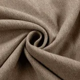 Rod Pocket Faux Linen Textured Curtain Drape Olive