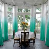 Pinch Pleated Gradient Ombre Sheer Curtain Tulle Gradual Drape HANNA