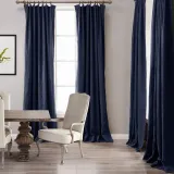 Cotton Linen Curtain Drapery Flat hook for Track Lined Curtain MaSha