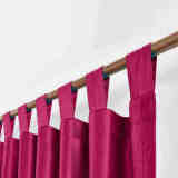 CUSTOM Lao Hang Zhou Burgundy Polyester Cotton Thermal Insulated Curtain
