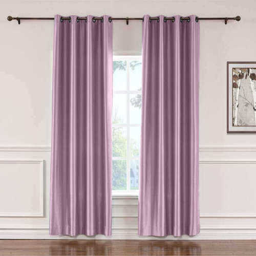 CUSTOM Lao Hang Zhou Smoky Plum Polyester Cotton Thermal Insulated Curtain