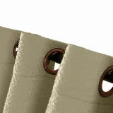 Grommet Jacquard Circle Bubble Wrinkle Window Blackout Curtain Drapery Bella