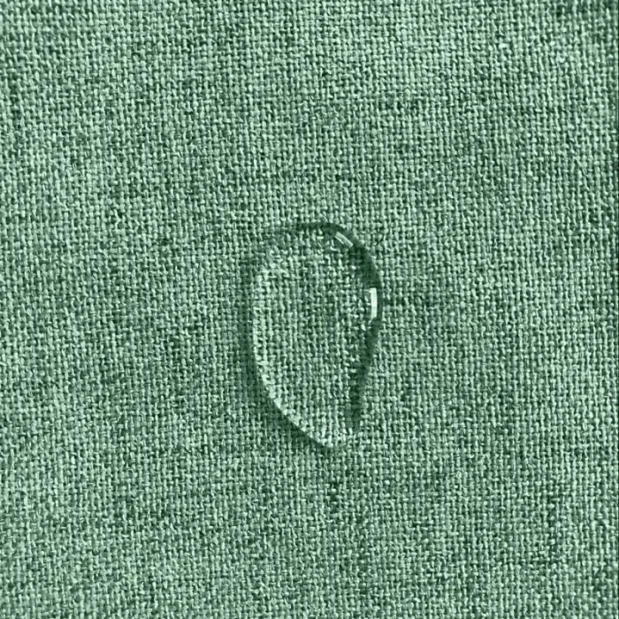 Textured Faux Linen Window Curtain Tab Top Drapery Olive