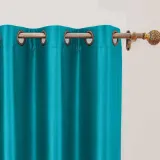 CUSTOM Lao Hang Zhou Peacock Polyester Cotton Thermal Insulated Curtain