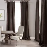 Cotton Linen Curtain Drapery Flat hook for Track Lined Curtain MaSha