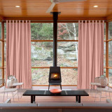 Thermal Insulated Curtain Tab Top Window Treatment Panel LHZ