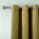 CUSTOM Birkin Fawn Velvet Curtain Drapery With Lining For Traverse Rod Pole or Track