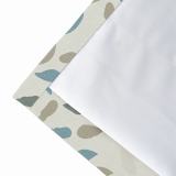 Abstract Print Polyester Linen Curtain Drapery with Privacy Blackout Thermal Lining CINDY