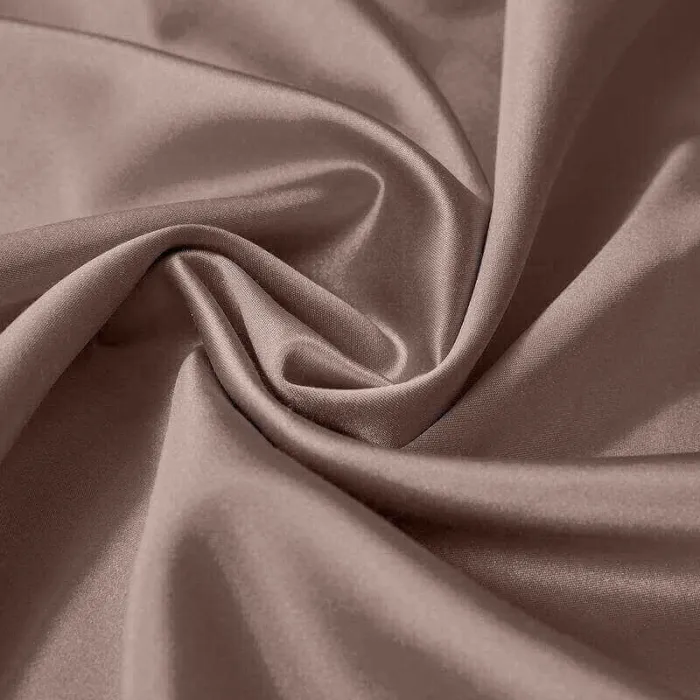 CUSTOM Lao Hang Zhou Brown Polyester Cotton Thermal Insulated Curtain