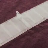 Cotton Linen Curtain Drapery Flat hook for Track Lined Curtain MaSha