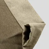 Rod Pocket Faux Linen Textured Curtain Drape Olive