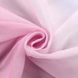 Pinch Pleated Gradient Ombre Sheer Curtain Tulle Gradual Drape HANNA