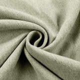 Rod Pocket Faux Linen Textured Curtain Drape Olive
