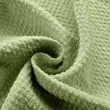 Jacquard Circle Bubble Wrinkle Blackout Curtain Drapery Bella