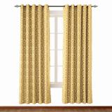 High Density Rhomboid Jacquard Drapery Dust Proof Two-Toned Damask Diamond Curtain NINA