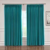 CUSTOM Lao Hang Zhou Peacock Polyester Cotton Thermal Insulated Curtain