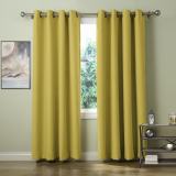Antique Bronze Grommet Blackout Curtain Panel Drape Paz