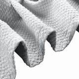 Pinch Pleated Jacquard Circle Bubble Wrinkle Curtain Drapery For Traverse Rod or Track Pin Hooks Included Bella