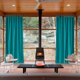 Thermal Insulated Curtain Tab Top Window Treatment Panel LHZ