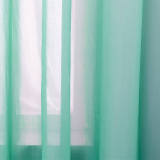 3 Inches Rod Pocket Gradient Ombre Sheer Curtain with 1 Inch Flange Tulle Gradual Sheer Drape HANNA