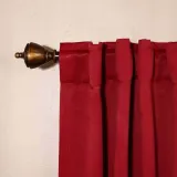 Set of 2 Back Tab or Rod Pocket Thermal Insulated Blackout Curtain Paz