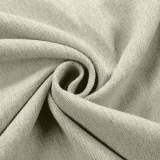 Rod Pocket Faux Linen Textured Curtain Drape Olive