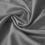 CUSTOM Lao Hang Zhou Dark Grey Polyester Cotton Curtain
