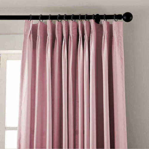 CUSTOM EDOARDO Pink Indoor Blackout Curtain