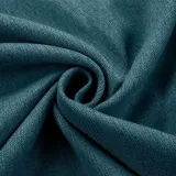 Rod Pocket Faux Linen Textured Curtain Drape Olive