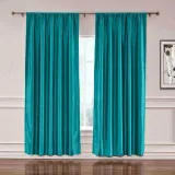 CUSTOM Lao Hang Zhou Peacock Polyester Cotton Thermal Insulated Curtain