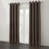 Insulated Thermal Blackout Polyester Nickel Grommet Drape MADISON
