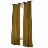 Textured Faux Dupioni Silk Curtain Drapery YUN
