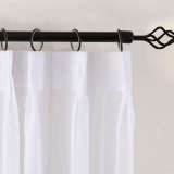 Pinch Pleated Gradient Ombre Sheer Curtain Tulle Gradual Drape HANNA