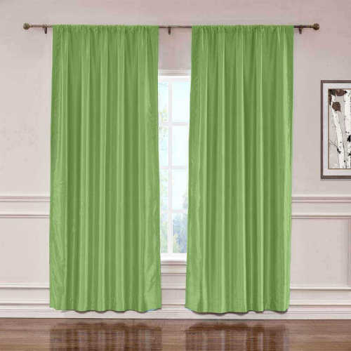 CUSTOM Lao Hang Zhou Green Polyester Cotton Thermal Insulated Curtain