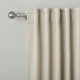 Set of 2 Back Tab or Rod Pocket Thermal Insulated Blackout Curtain Paz