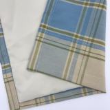 Plaid Gingham Check Outdoor Curtain JONES
