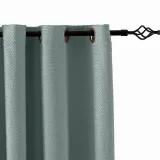 Grommet Jacquard Circle Bubble Wrinkle Window Blackout Curtain Drapery Bella