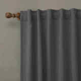 CUSTOM EDOARDO Dark Grey Indoor Blackout Curtain